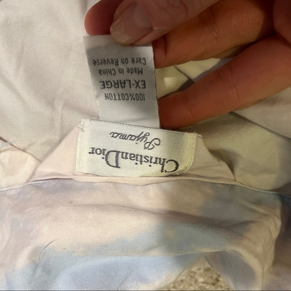 Christian Dior by Galliano Bleach Washed White Cotton Utility Chore Jacket - Picture 8 of 8